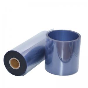 Película elástica de PVC azul China de alta calidad para alimentos