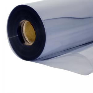 Hoja de plástico grueso de PVC transparente rígido de 0,7 mm de 0,7 mm en rollo