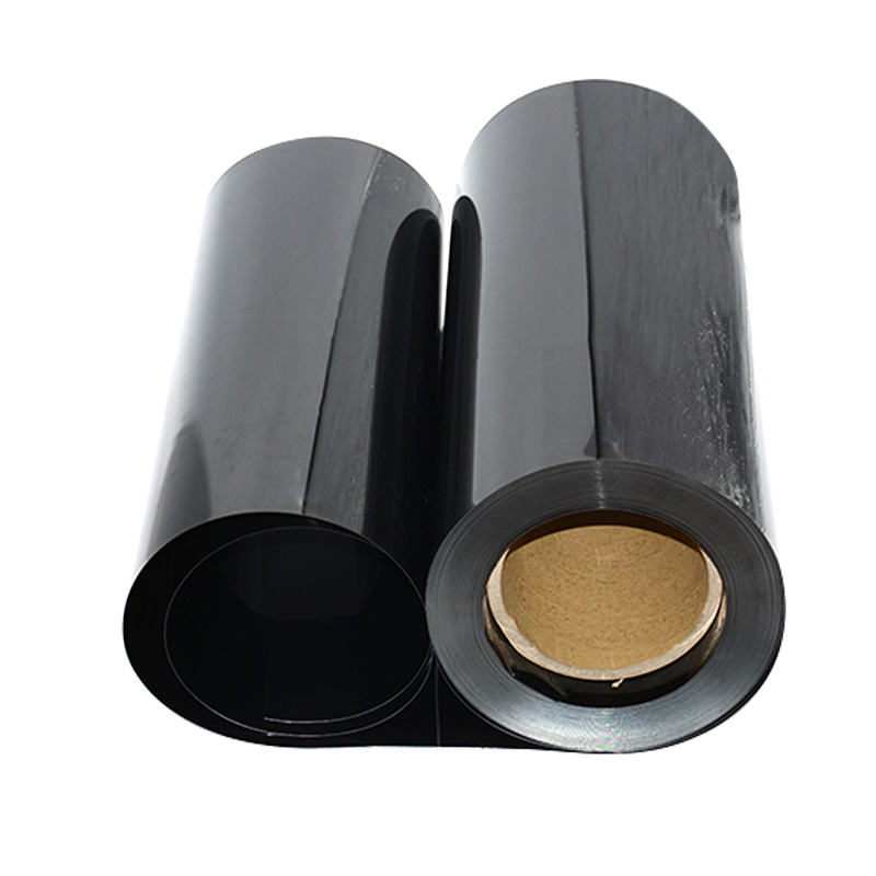 0.3mm Color negro Película de vinilo Espejo plástico Película Mylar reflectante PP en rollo