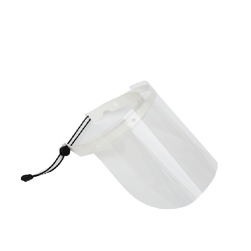 Viseras ajustables antisalpicaduras transparentes con protección total.