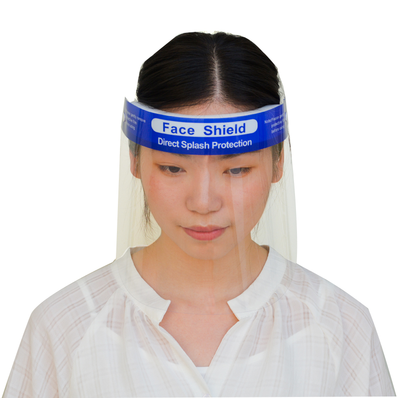 Protector completo transparente antipolvo de 0,25 mm con protector facial de esponja
