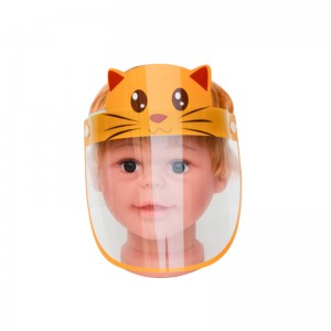 En166 Mascarilla de seguridad con protección facial reutilizable personalizada para niños, antivaho