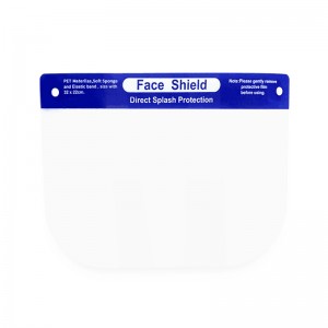 Producto de seguridad del distribuidor OEM Pantalla facial de esponja de plástico transparente